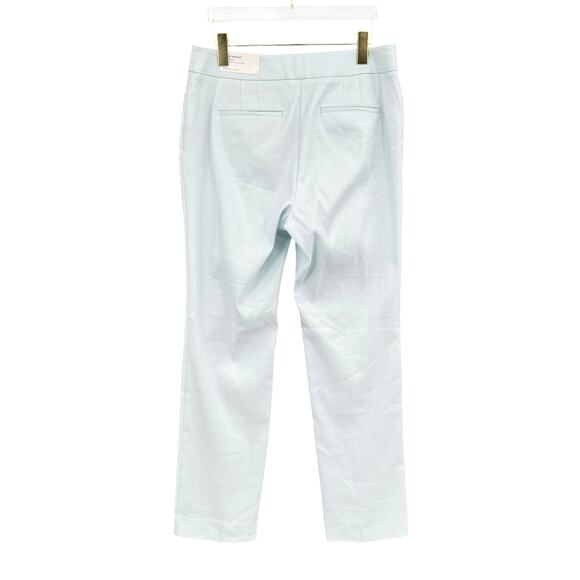 Ann Taylor NWT Pastel Blue Linen Blend The Straight Curvy Fit Pants Trousers - Picture 2 of 8